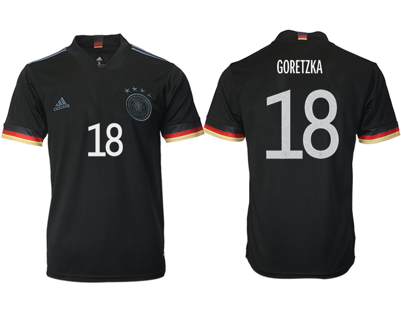 Men 2021 Europe Germany away AAA version #18 soccer jerseys